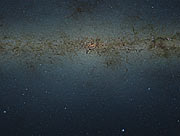 VISTA gigapixel mosaic of the central parts of the Milky Way