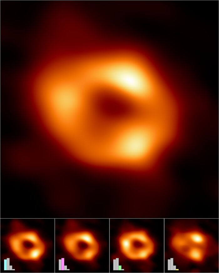 Cómo se hizo la imagen del agujero negro del centro de nuestra galaxia, la Vía Láctea