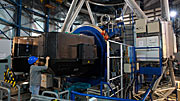 The SPHERE instrument during installation on the VLT
