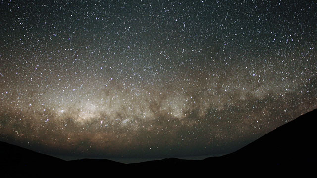 Zodiacal light time-lapse
